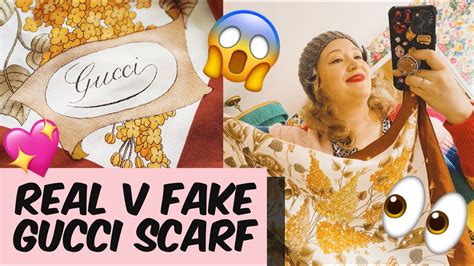 how to authenticate gucci scarf|Gucci Silk Scarf Authentication! REAL V FAKE! How to spot a real gucci .